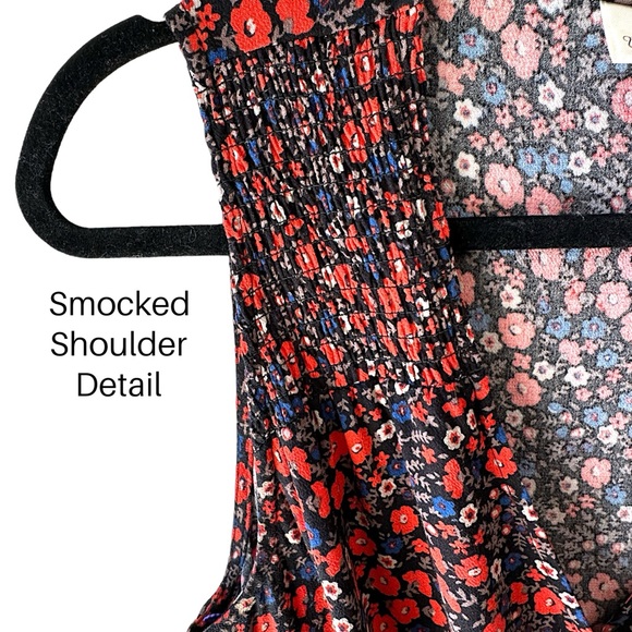 UNIVERSAL THREAD | NWOT | SLEEVELESS WRAP DRESS FLORAL DITZY PRINT | SZ: SMALL - Picture 4 of 11